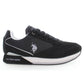 U.S. POLO ASSN. Black Polyester Sneaker