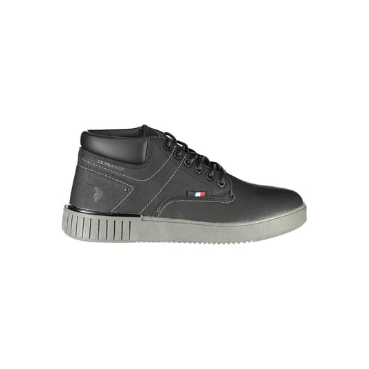 U.S. POLO ASSN. Black Polyester Sneaker