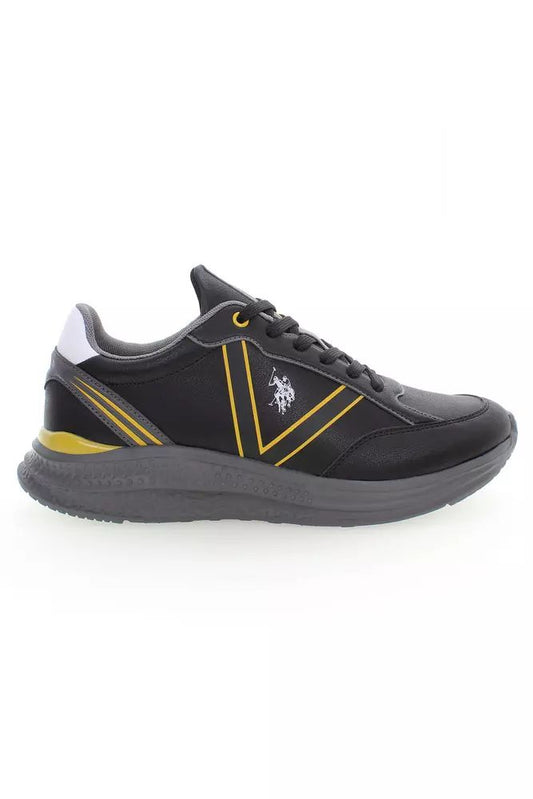 U.S. POLO ASSN. Black Polyester Sneaker