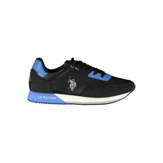 U.S. POLO ASSN. Black Polyester Sneaker