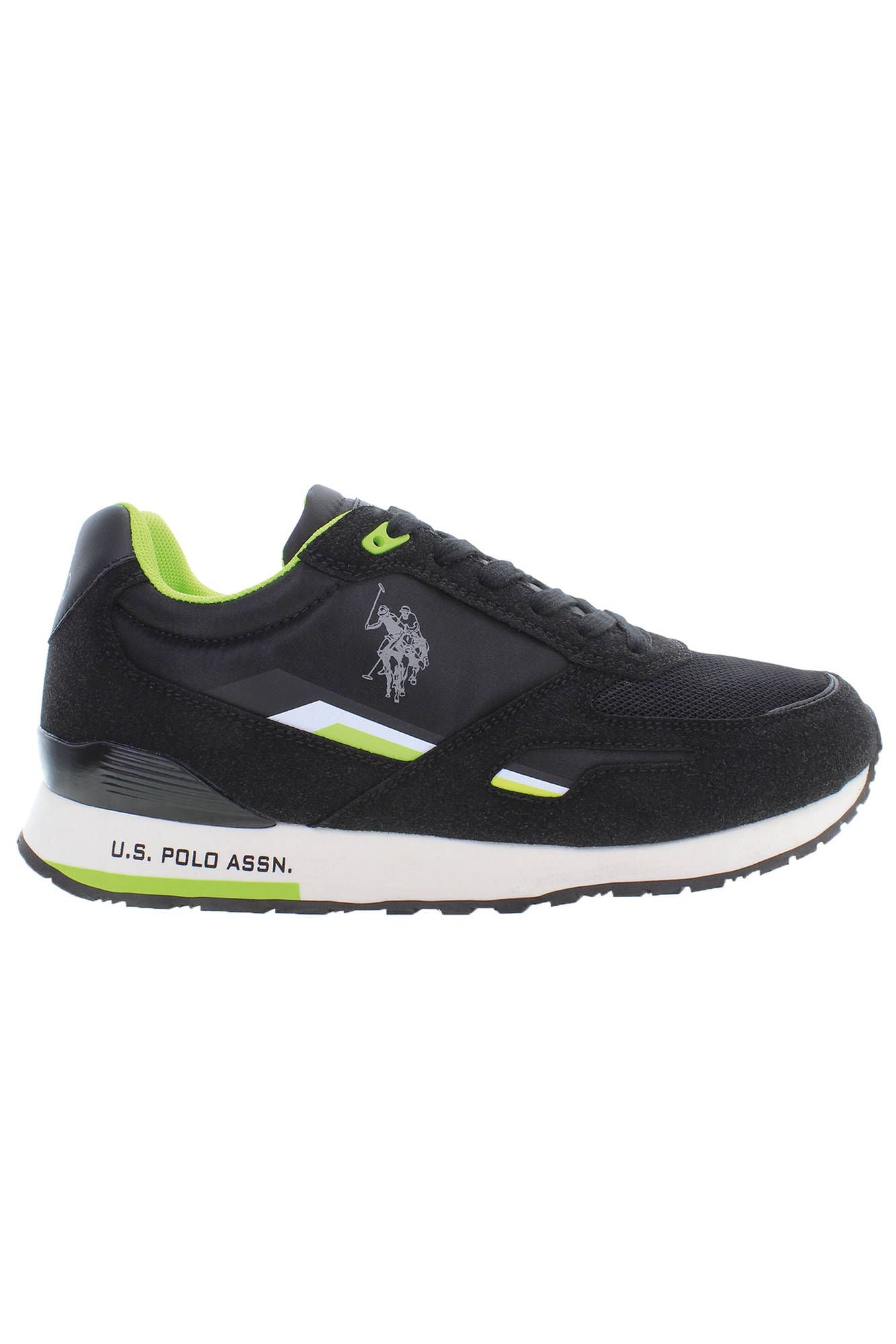 U.S. POLO ASSN. Black Polyester Sneaker