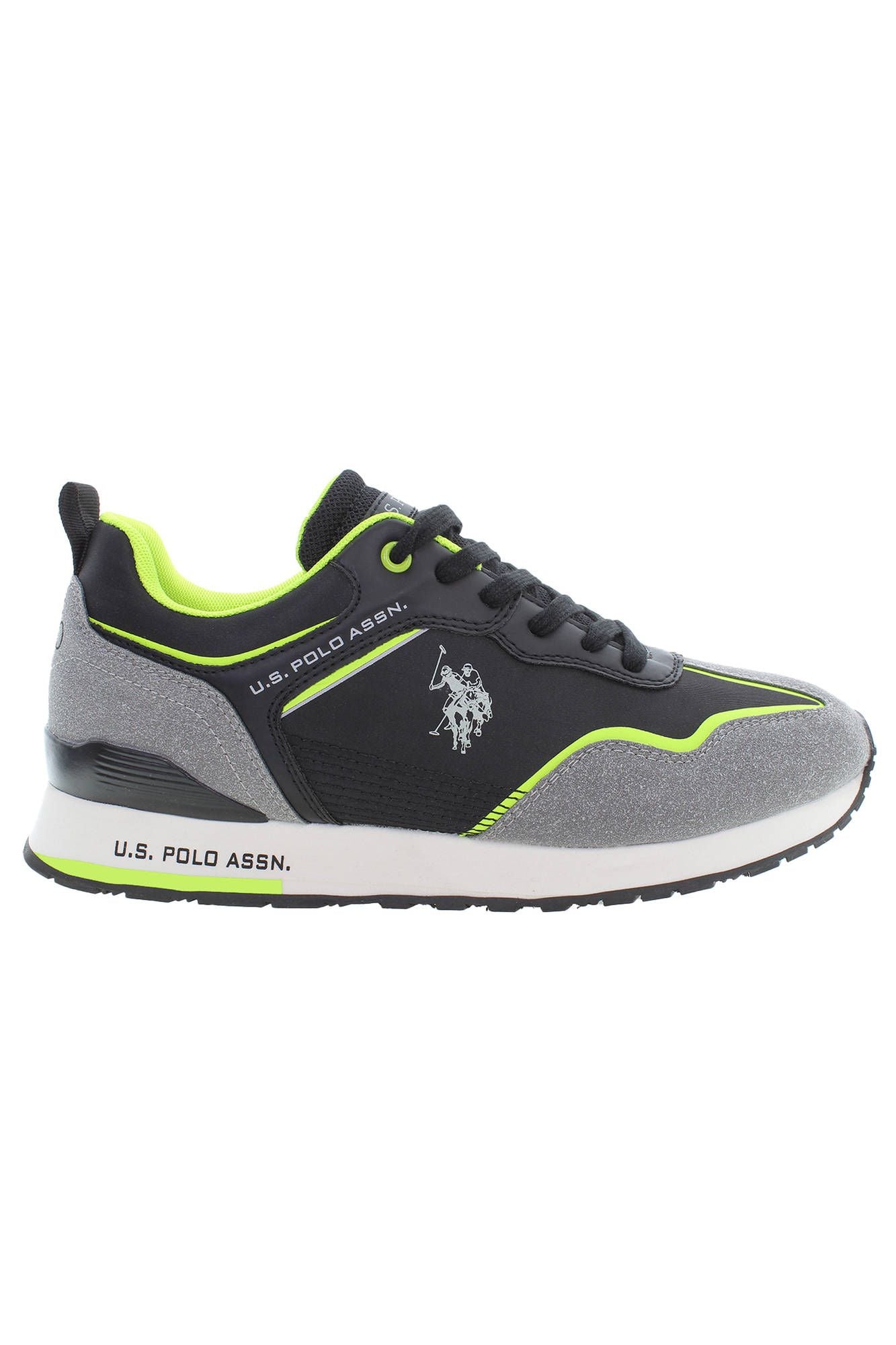 U.S. POLO ASSN. Black Polyester Sneaker