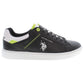 U.S. POLO ASSN. Black Polyester Sneaker