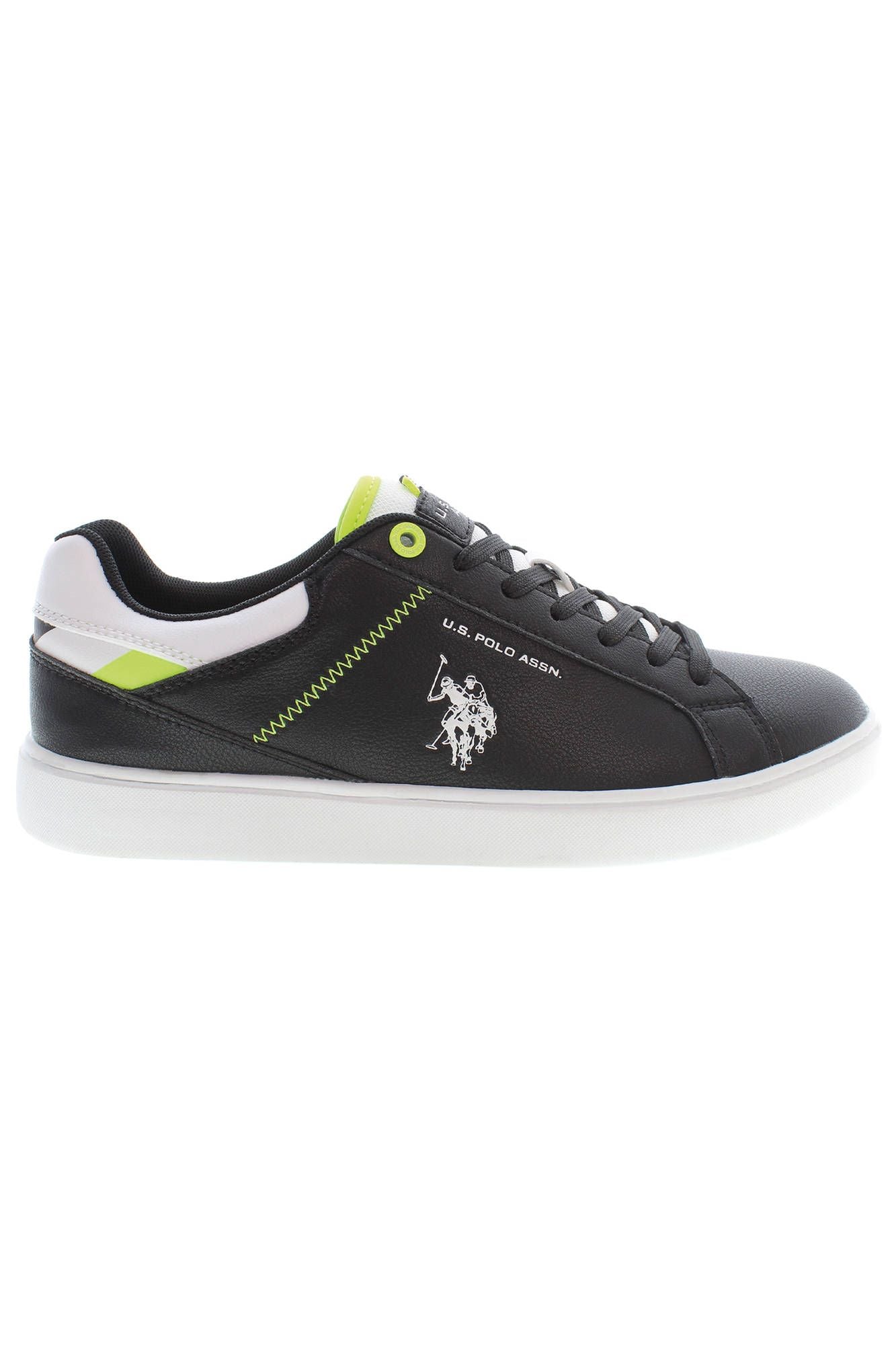 U.S. POLO ASSN. Black Polyester Sneaker