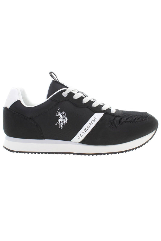 U.S. POLO ASSN. Black Polyester Sneaker