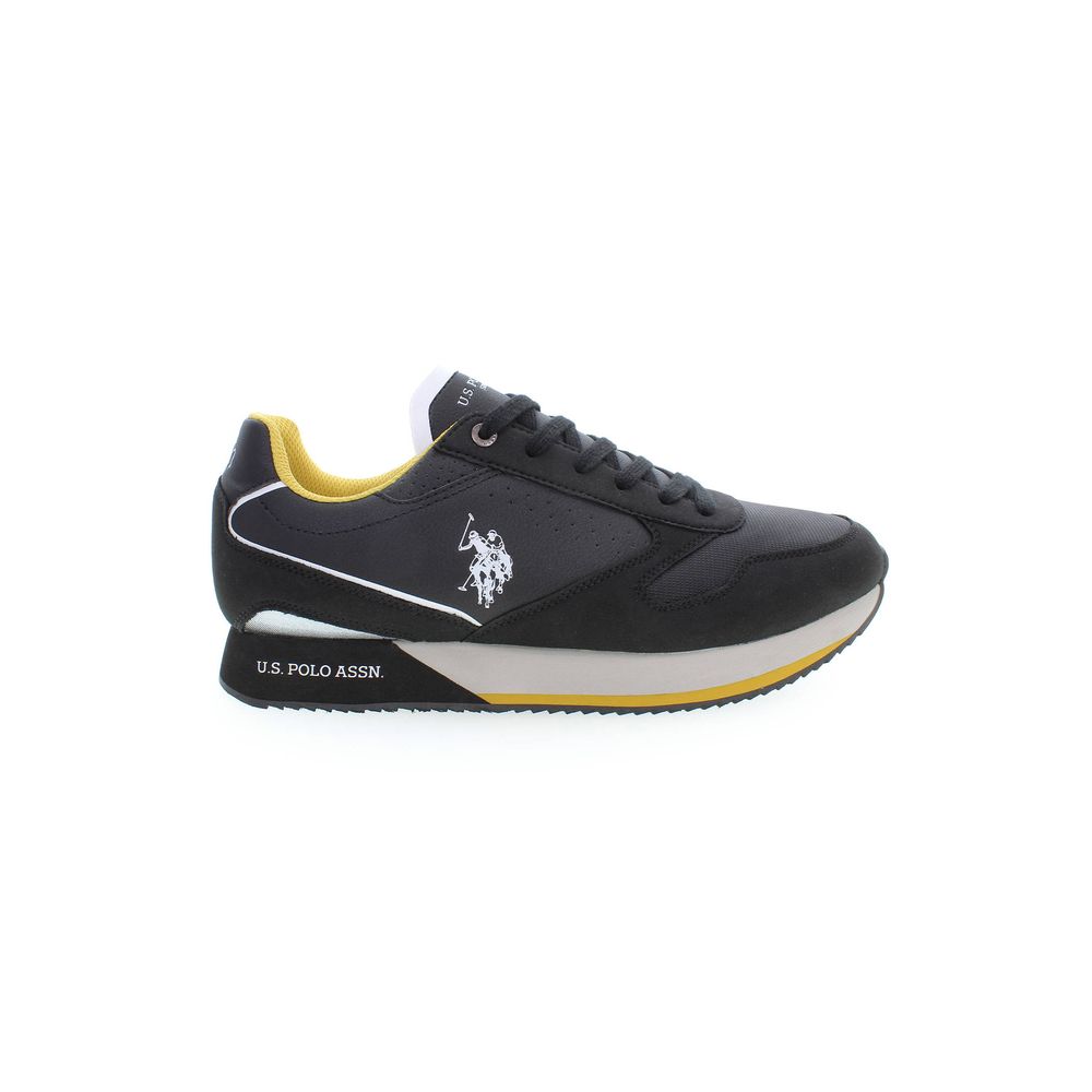 U.S. POLO ASSN. Black Polyester Sneaker