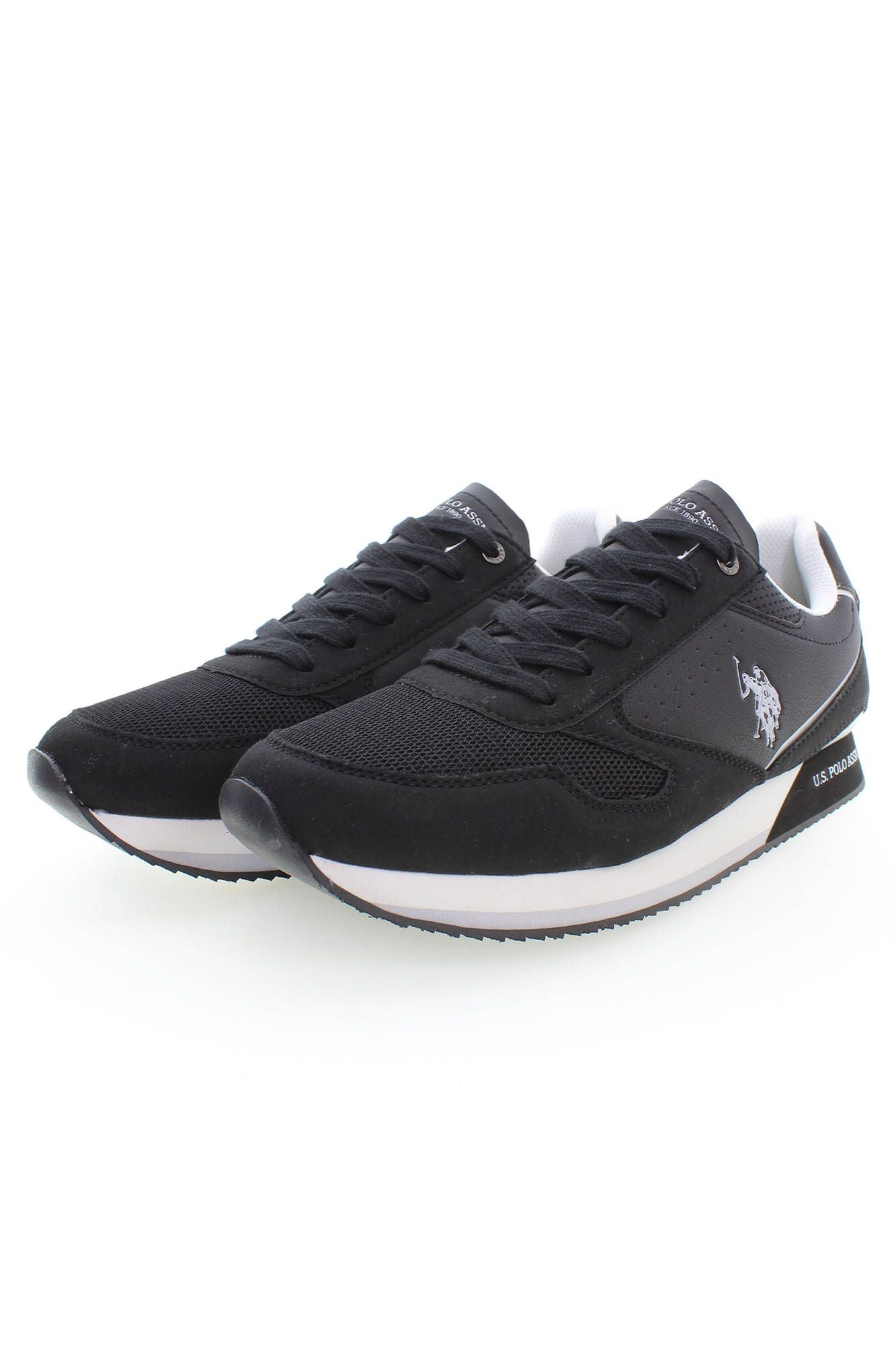 U.S. POLO ASSN. Black Polyester Sneaker