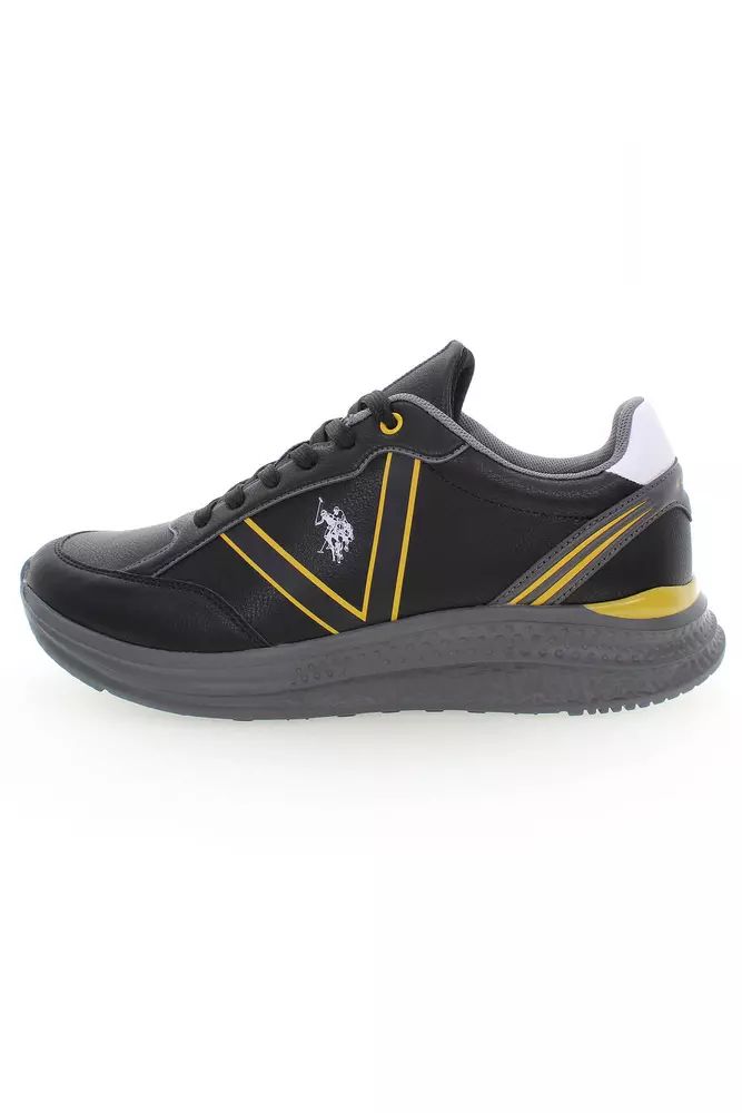 U.S. POLO ASSN. Black Polyester Sneaker