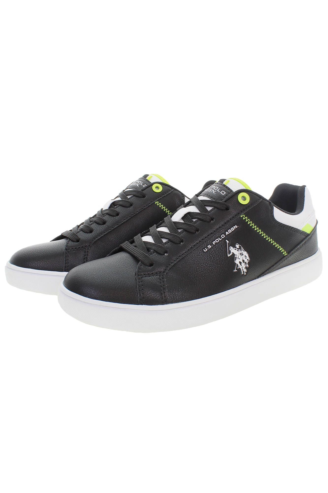 U.S. POLO ASSN. Black Polyester Sneaker