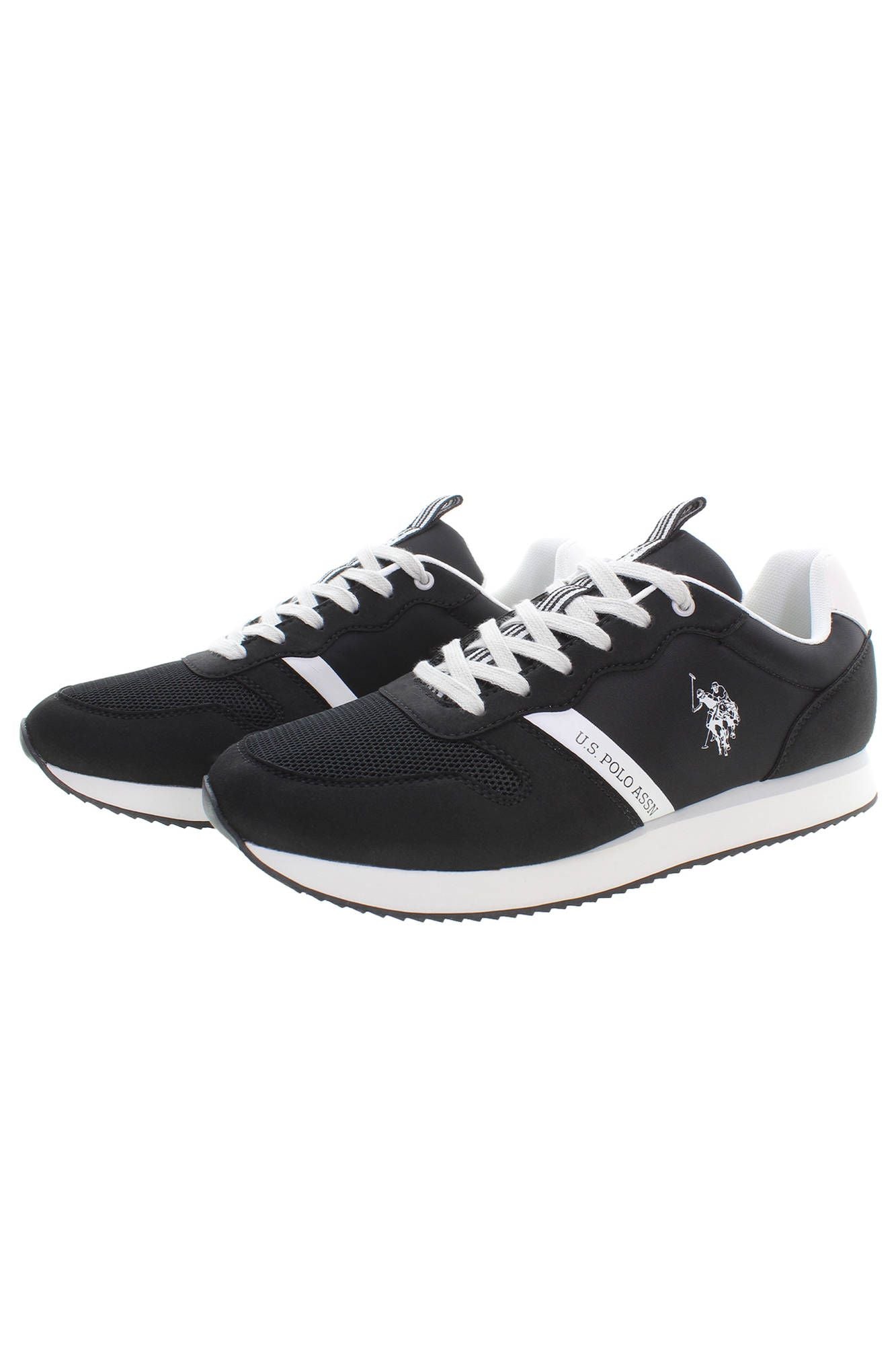 U.S. POLO ASSN. Black Polyester Sneaker