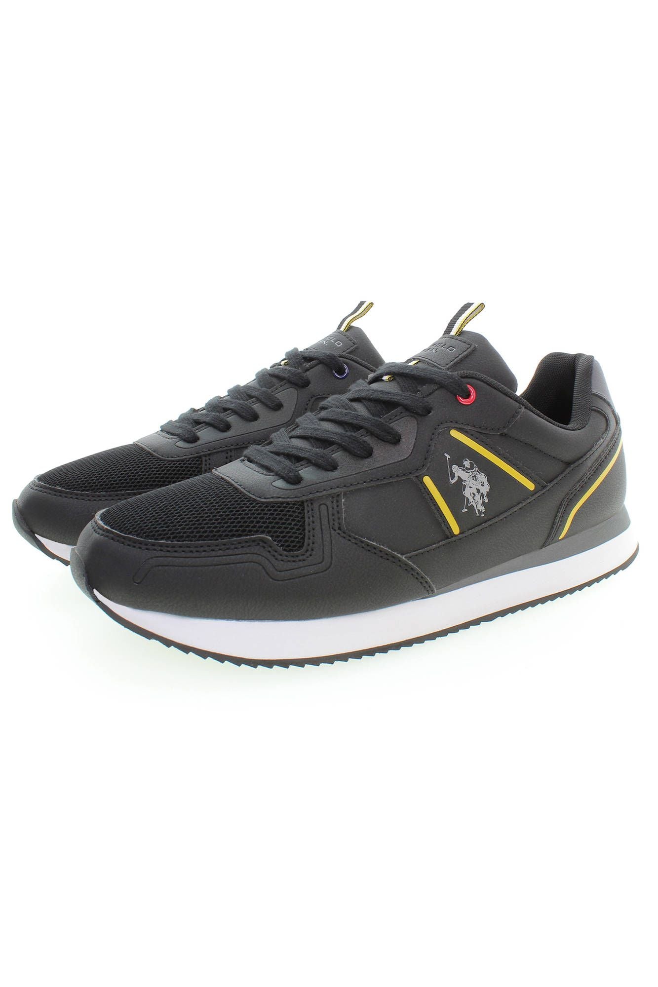 U.S. POLO ASSN. Black Polyester Sneaker