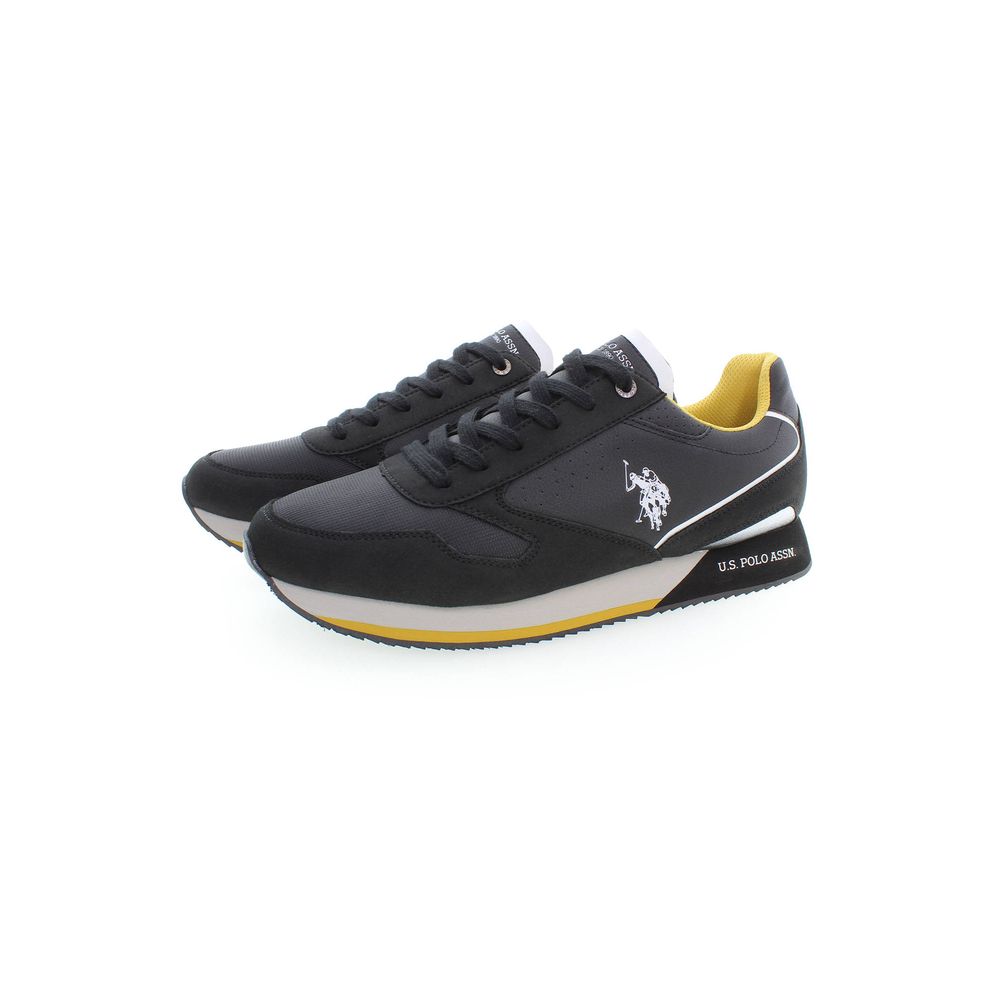 U.S. POLO ASSN. Black Polyester Sneaker