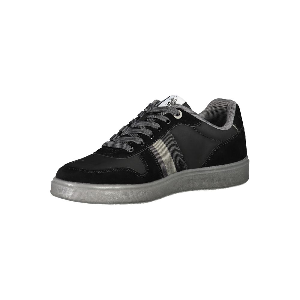 U.S. POLO ASSN. Black Polyester Sneaker