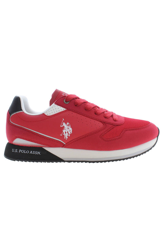 U.S. POLO ASSN. Pink Polyester Sneaker