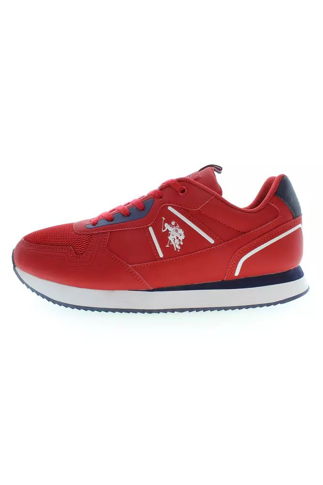 U.S. POLO ASSN. Pink Polyester Sneaker