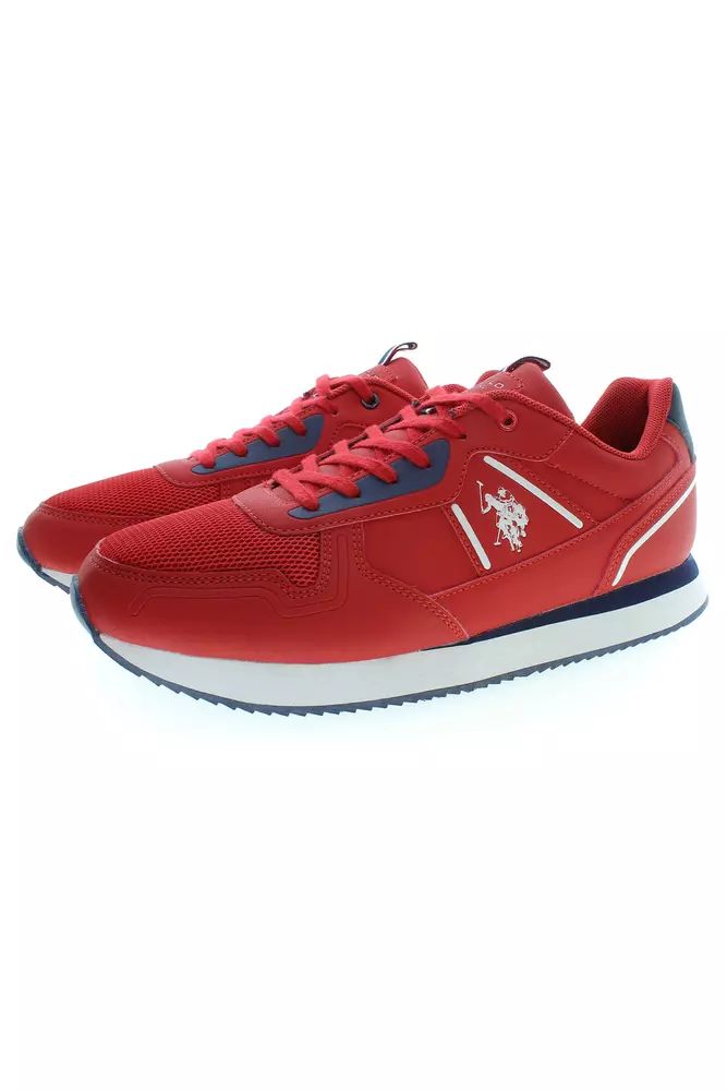 U.S. POLO ASSN. Pink Polyester Sneaker