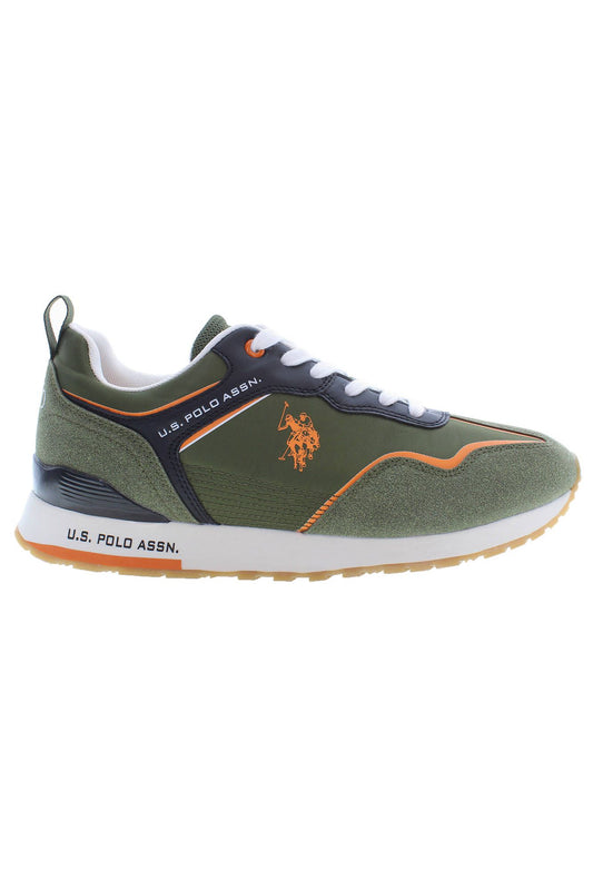 U.S. POLO ASSN. Green Polyester Sneaker