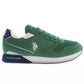 U.S. POLO ASSN. Green Polyester Sneaker