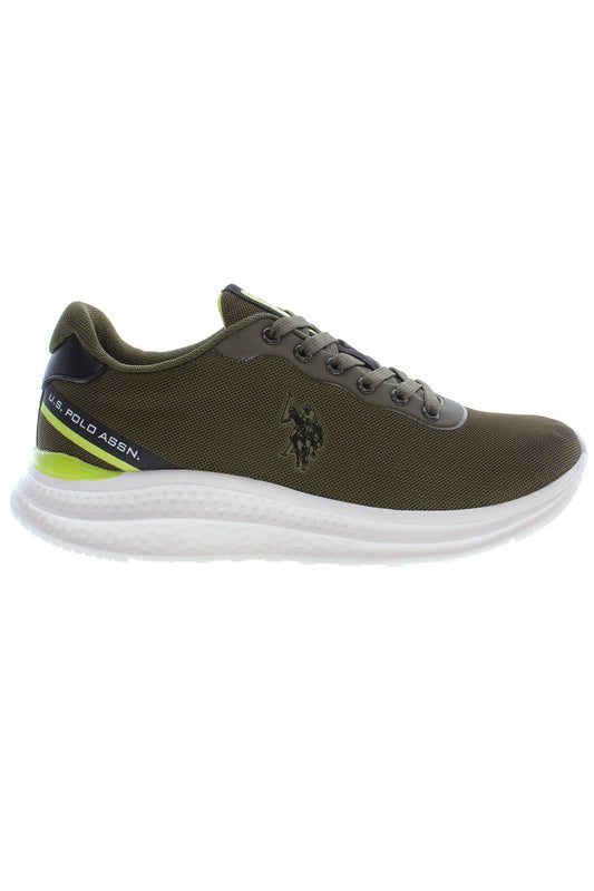 U.S. POLO ASSN. Green Polyester Sneaker