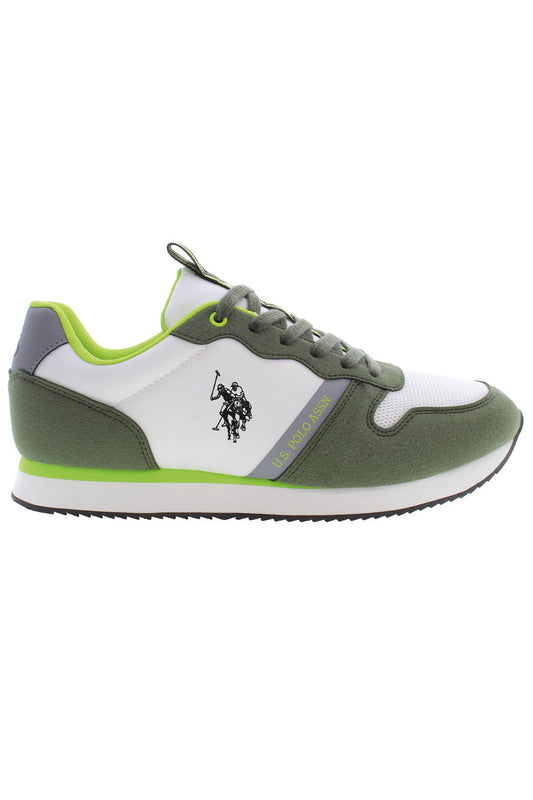 U.S. POLO ASSN. Green Polyester Sneaker