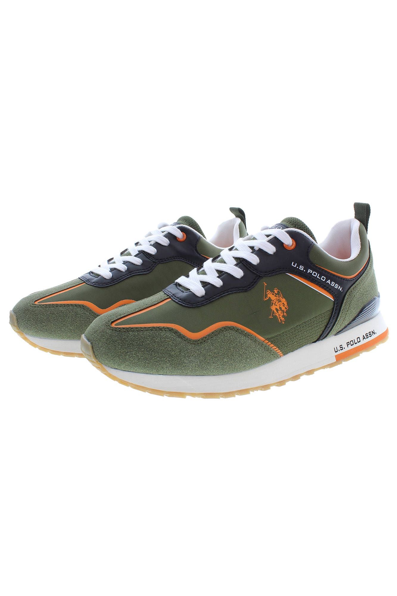 U.S. POLO ASSN. Green Polyester Sneaker