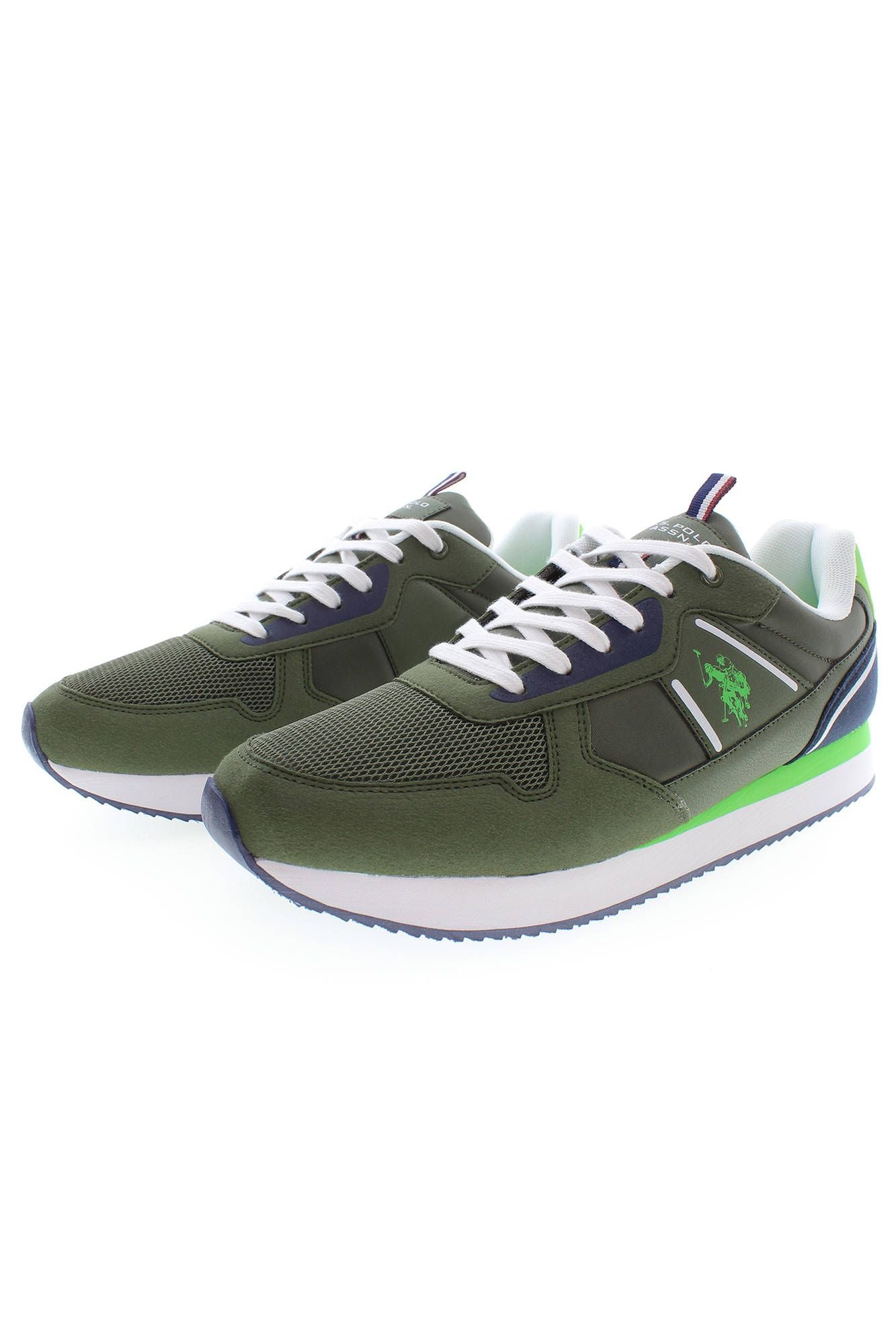 U.S. POLO ASSN. Green Polyester Sneaker