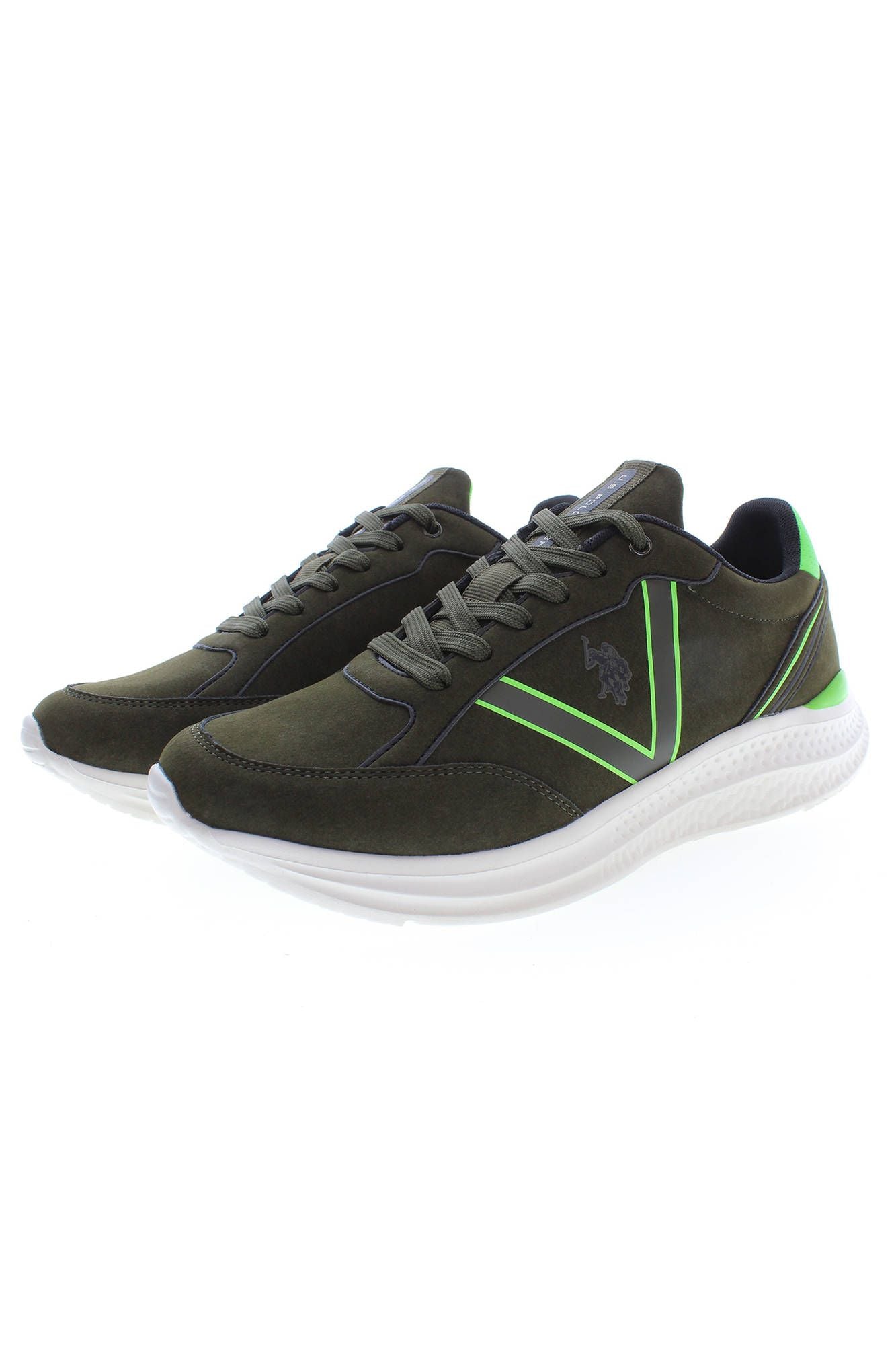 U.S. POLO ASSN. Green Polyester Sneaker