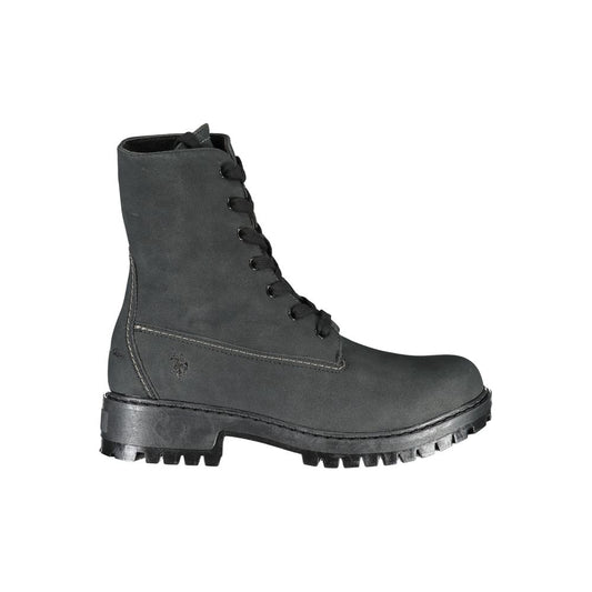 U.S. POLO ASSN. Black Polyester Boot