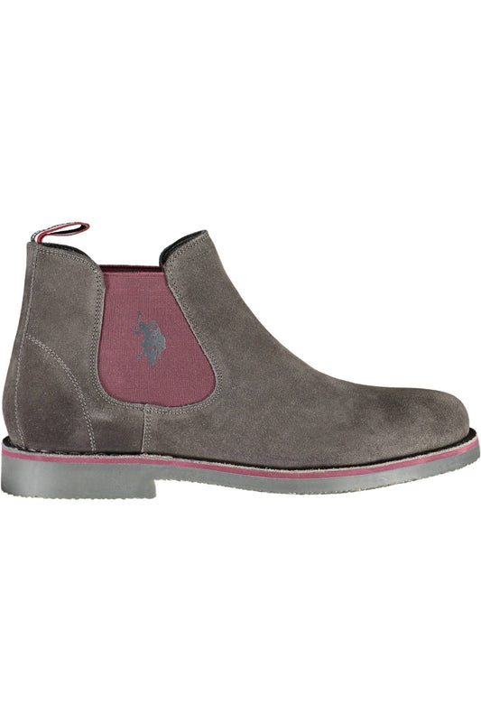 U.S. POLO ASSN. Gray Polyester Boot