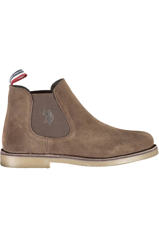 U.S. POLO ASSN. Brown Polyester Boot