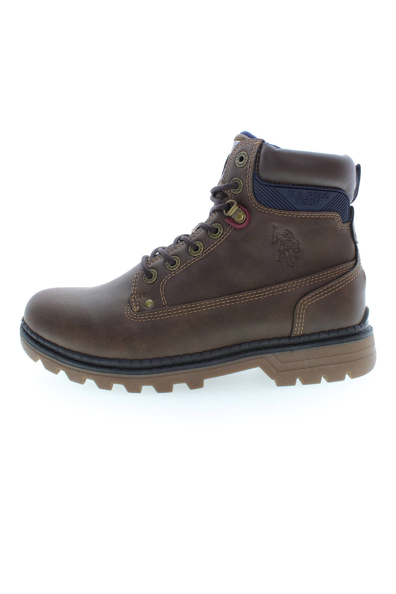 U.S. POLO ASSN. Brown Polyester Boot