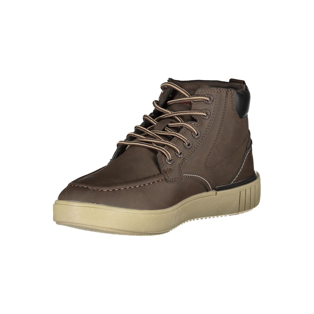 U.S. POLO ASSN. Brown Polyester Boot