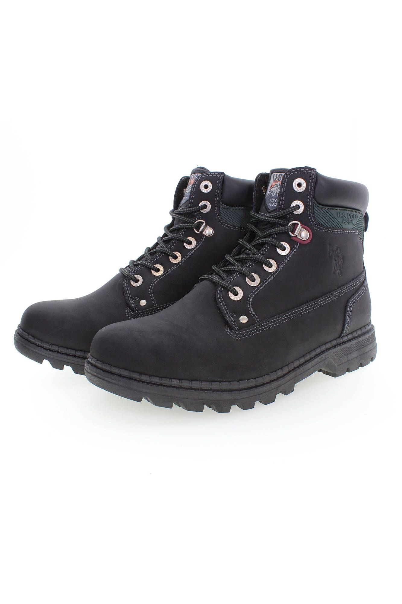 U.S. POLO ASSN. Black Polyester Boot