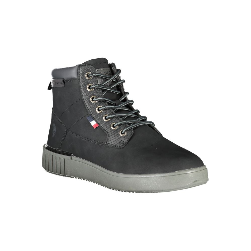 U.S. POLO ASSN. Black Polyester Boot