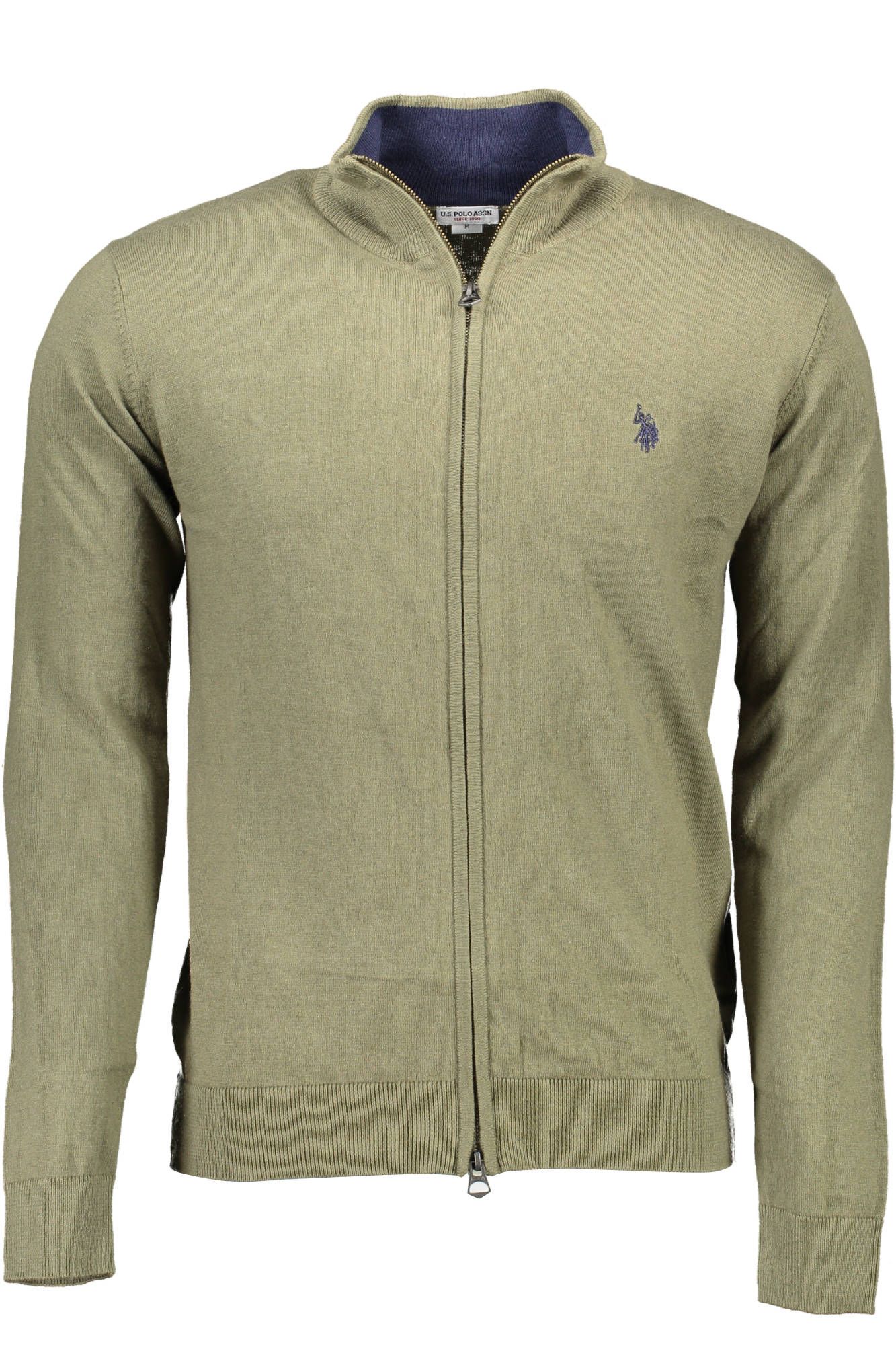 U.S. POLO ASSN. Green Cotton Sweater