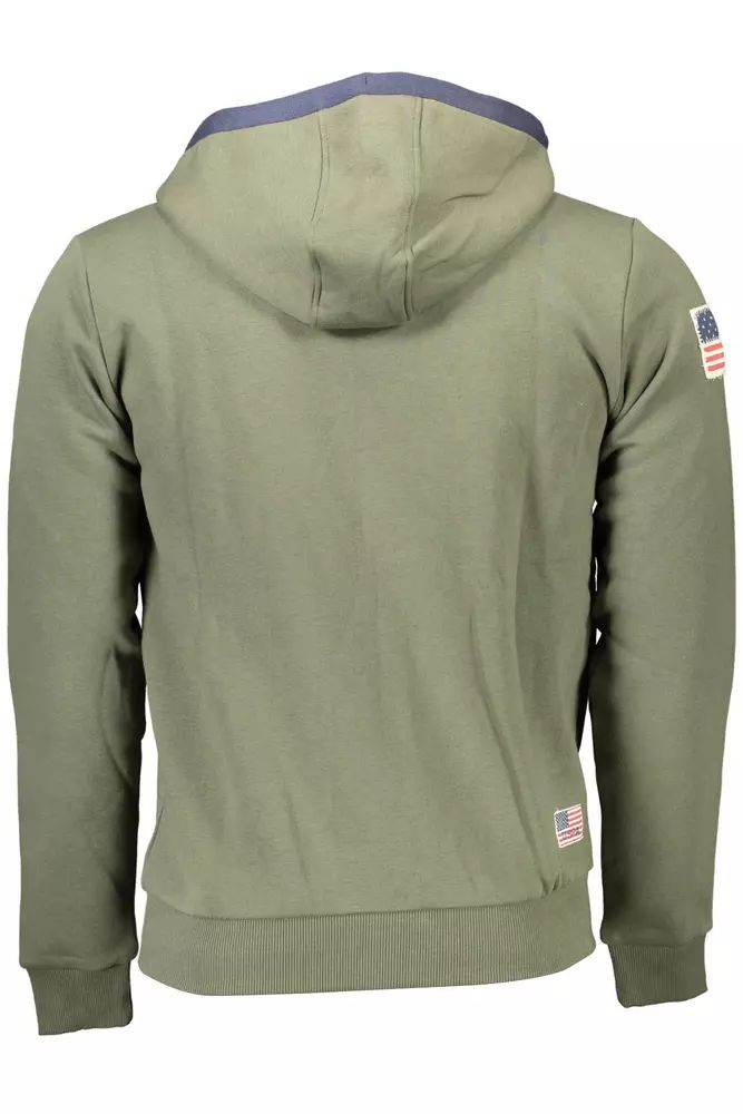 U.S. POLO ASSN. Green Cotton Sweater