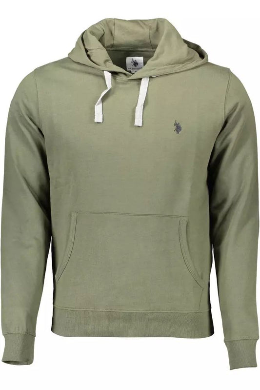 U.S. POLO ASSN. Green Cotton Sweater