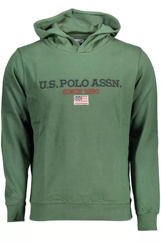 U.S. POLO ASSN. Green Cotton Sweater