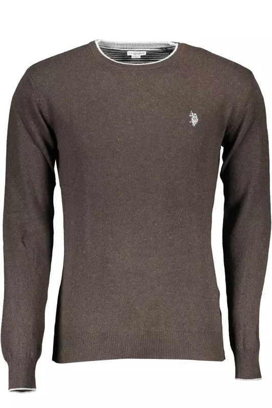 U.S. POLO ASSN. Brown Wool Sweater