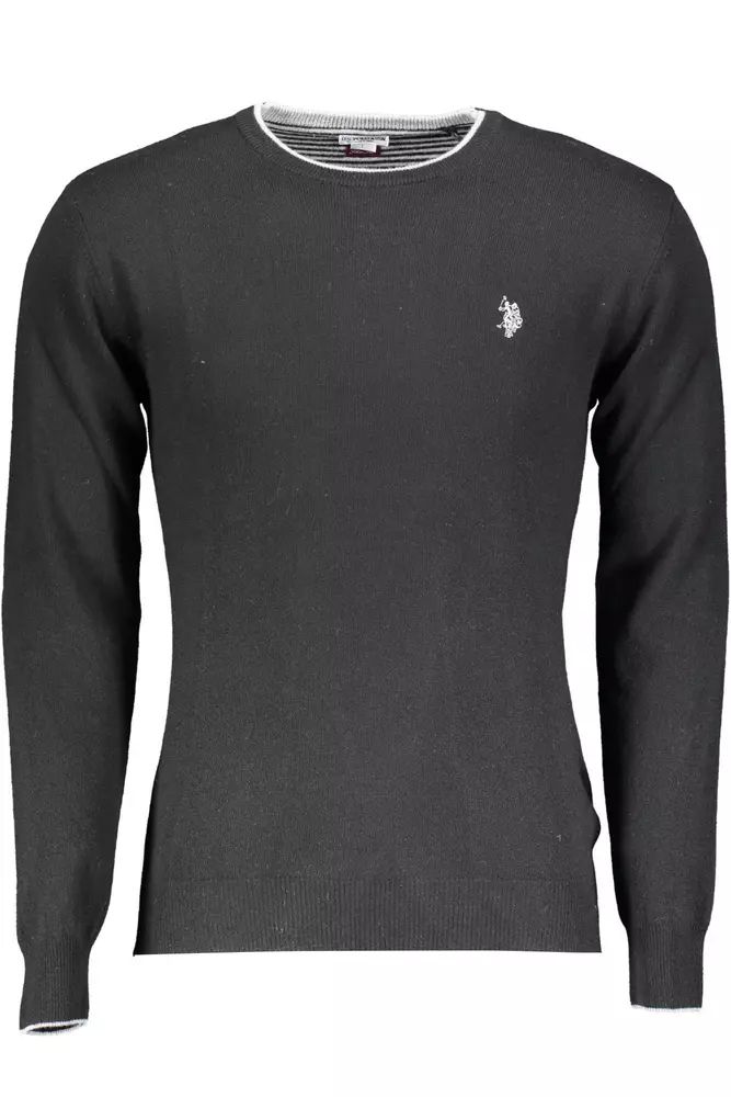 U.S. POLO ASSN. Black Wool Sweater