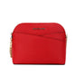 Michael Kors Jet Set Bright Red Medium X Dome PVC Crossbody Bag Purse