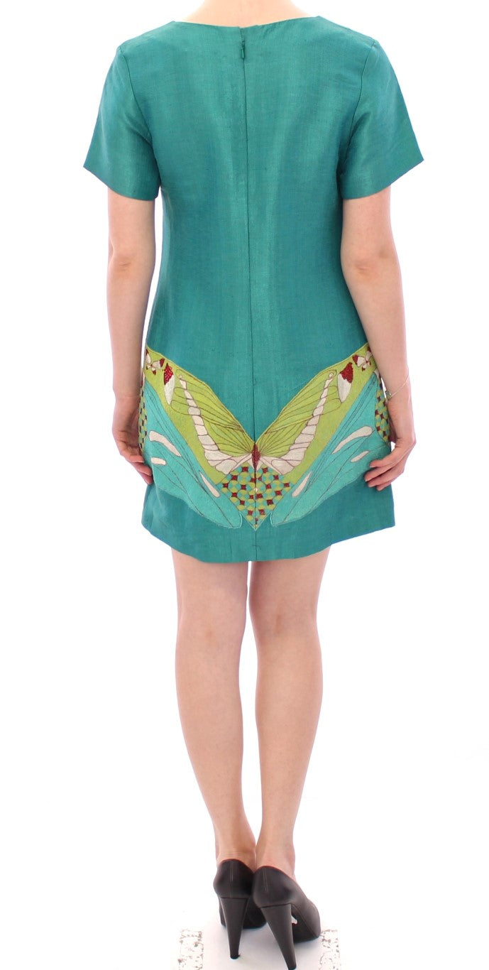 Lanre Da Silva Ajayi Green Above Knee Mini Dress