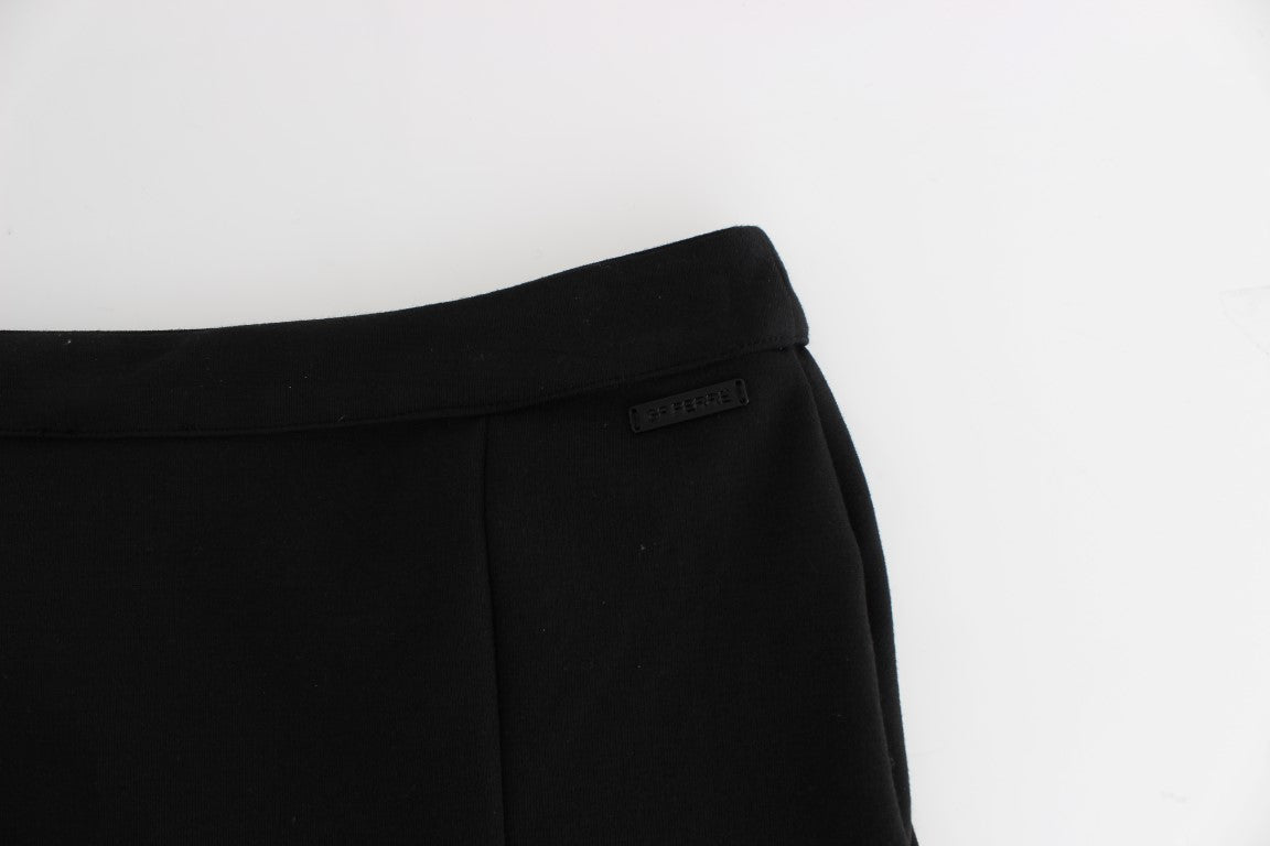 GF Ferre Black Straight Pencil Skirt