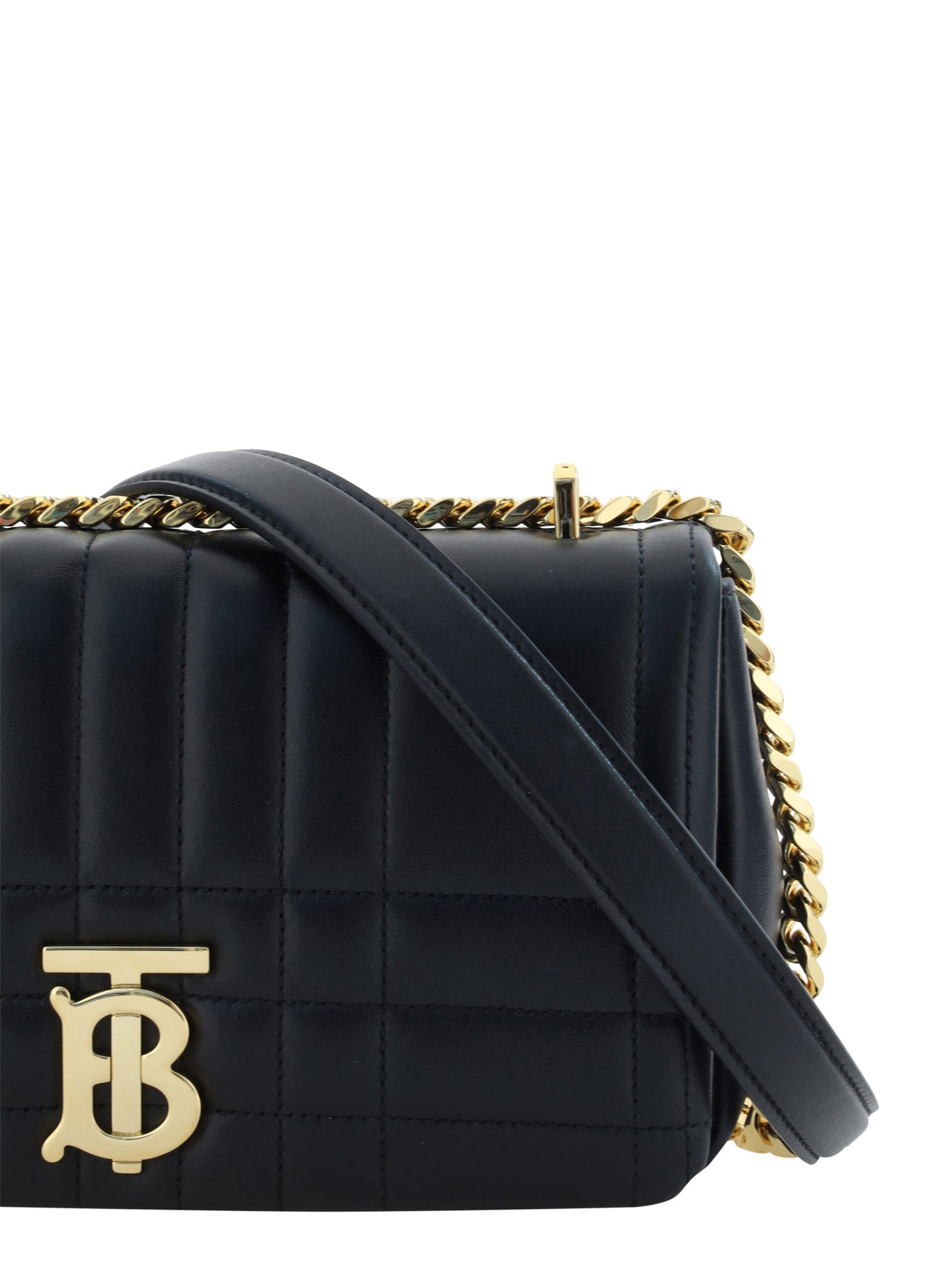 Burberry Black Leather Camera Lola Shoulder Bag