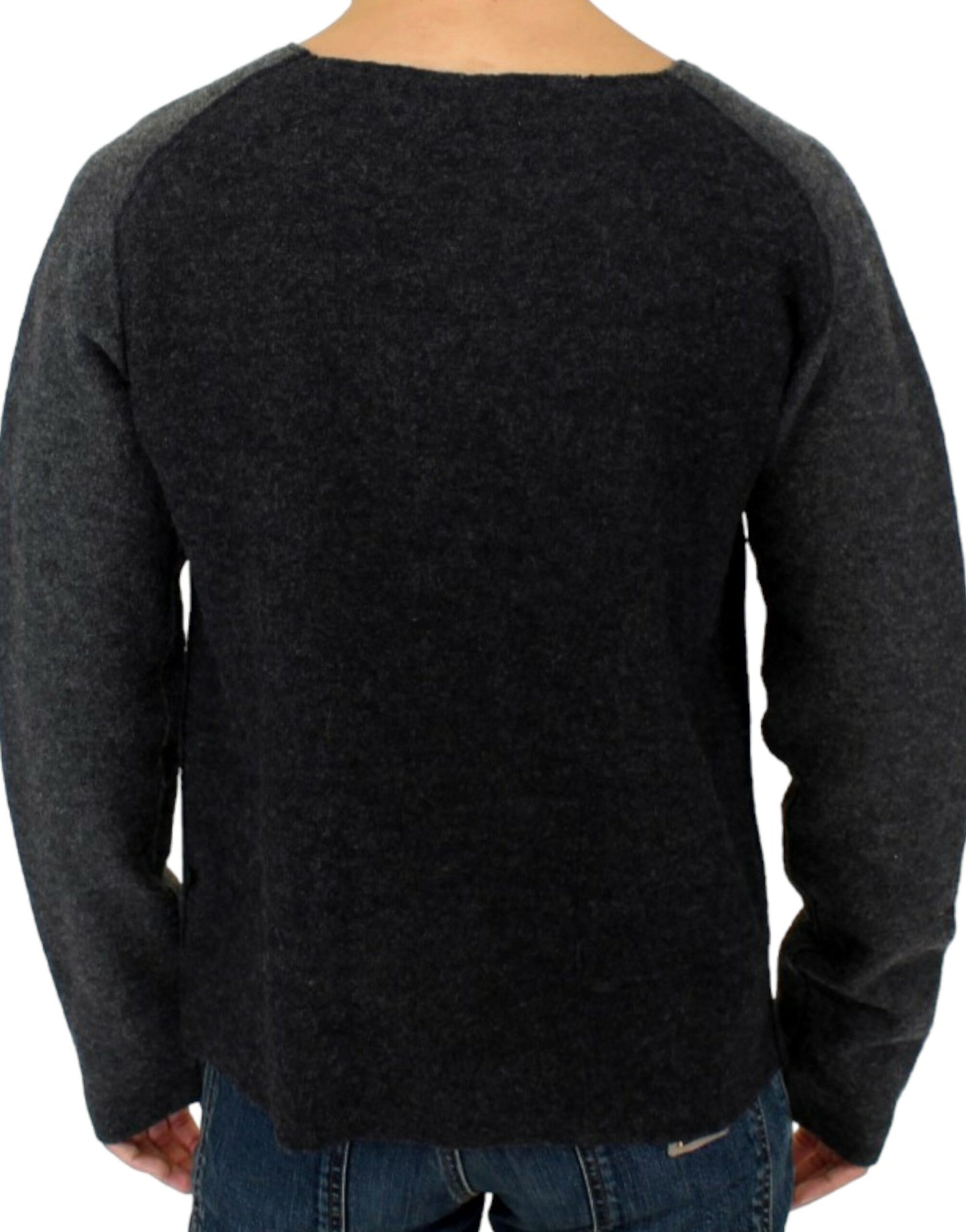 Costume National Gray wool crewneck sweater