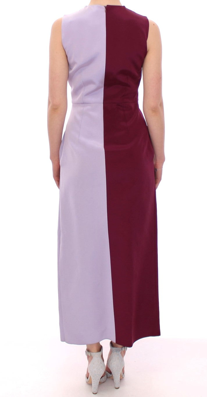 Barbara Casasola Purple Lavender Gown Maxi Silk Long Dress