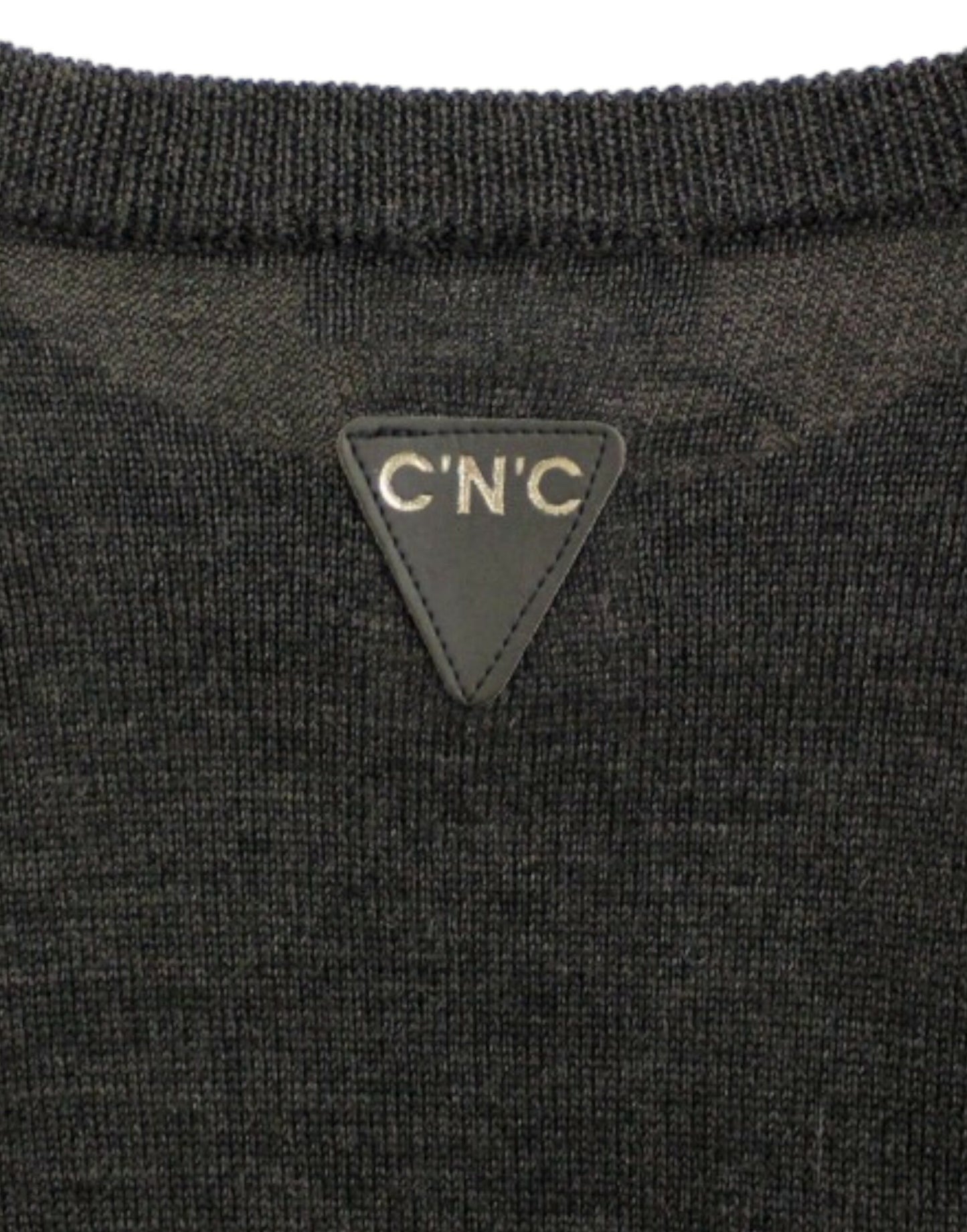 Costume National Gray crewneck pullover sweater