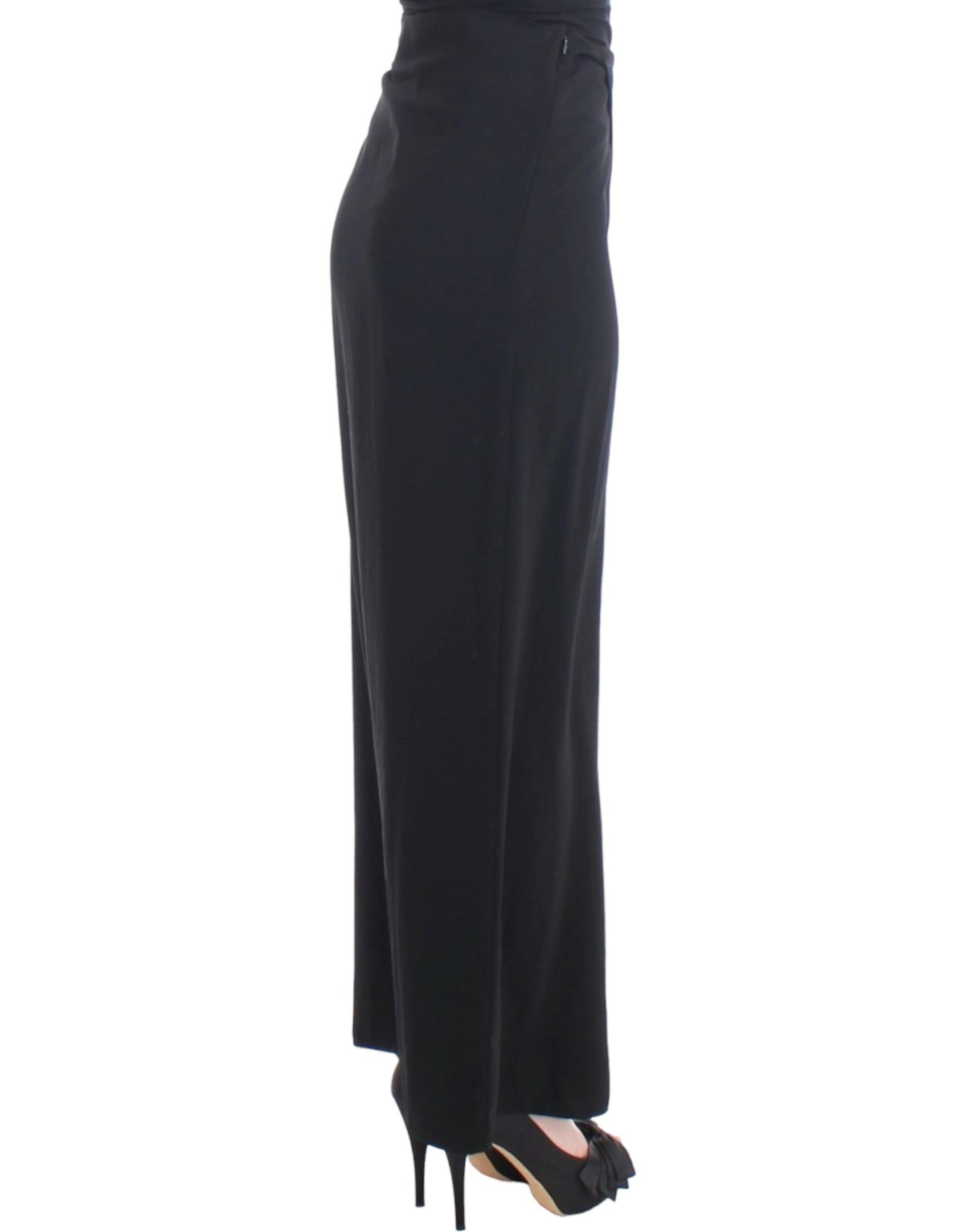 Costume National Black full length maxi skirt