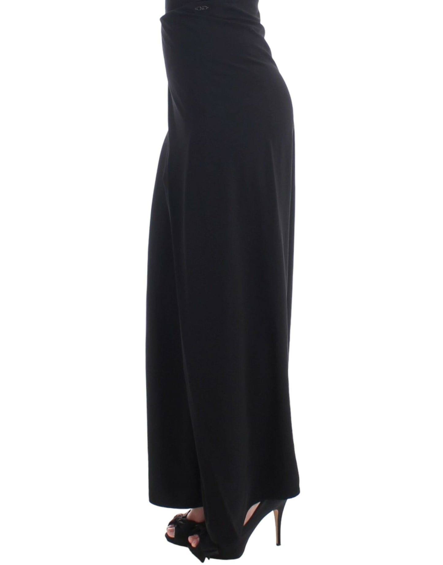 Costume National Black full length maxi skirt