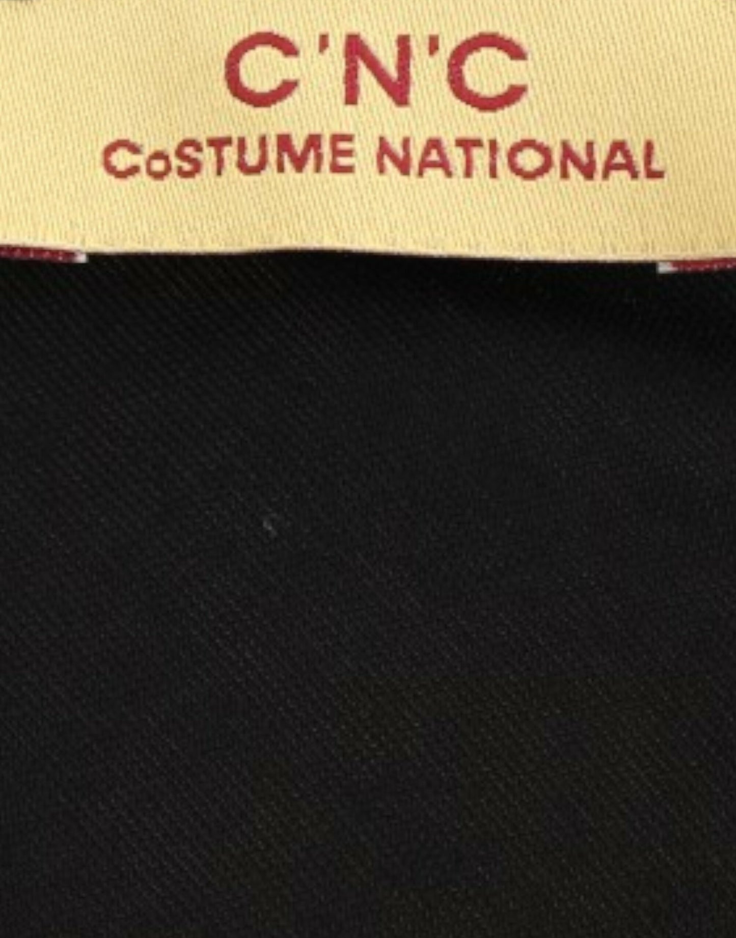 Costume National Black assymetric dress